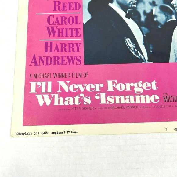 I'll Never Forget Whats Isname 1968 Movie Lobby Cards Posters Orson Welles VTG - Picture 3 of 6